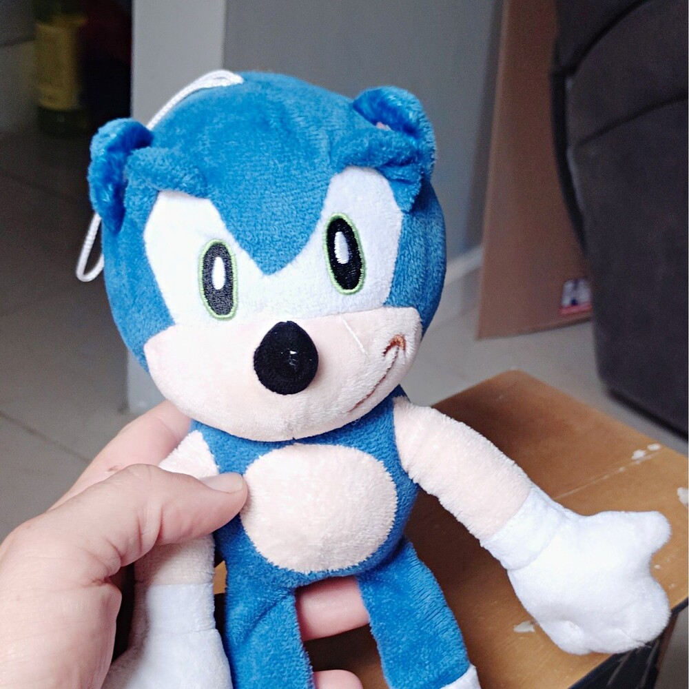 Sonic the Hedgehog Small Blue Plush Stuffed Toy Washable 2023